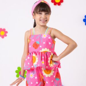 CONJUNTO FOR COM ALCINHAS EM LISTRAS CANDY E FAIXINHA