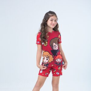 PIJAMA F CAMISA CURTA E SHORT HARRY POTTER