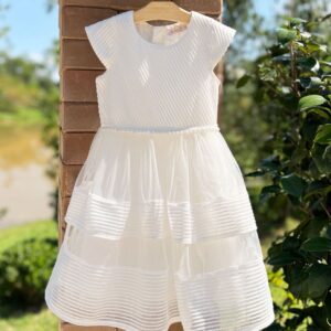 VESTIDO MILON BRANCO COM PEROLA