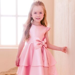 VESTIDO MALAGAH MANGA COM PEROLA