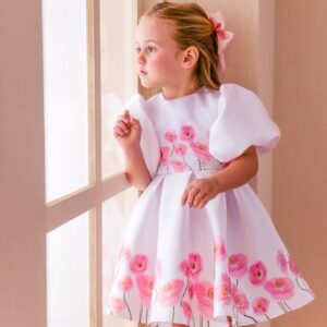 VESTIDO MALAGAH MANGA BUFANTE JARDIM