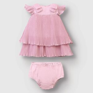 VESTIDO CARINHOSO DRAPEADO COM LAÇOS NA ALÇA