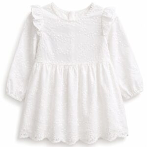 VESTIDO MERCI COM MANGAS LONGAS BRANCO