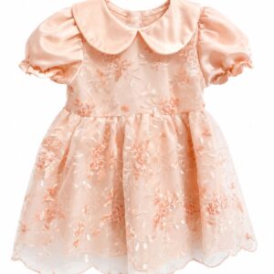 VESTIDO MERCI ROSA COM RENDA